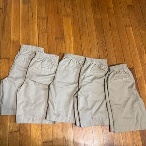 Unik Tan Casual Elastic Waist Shorts